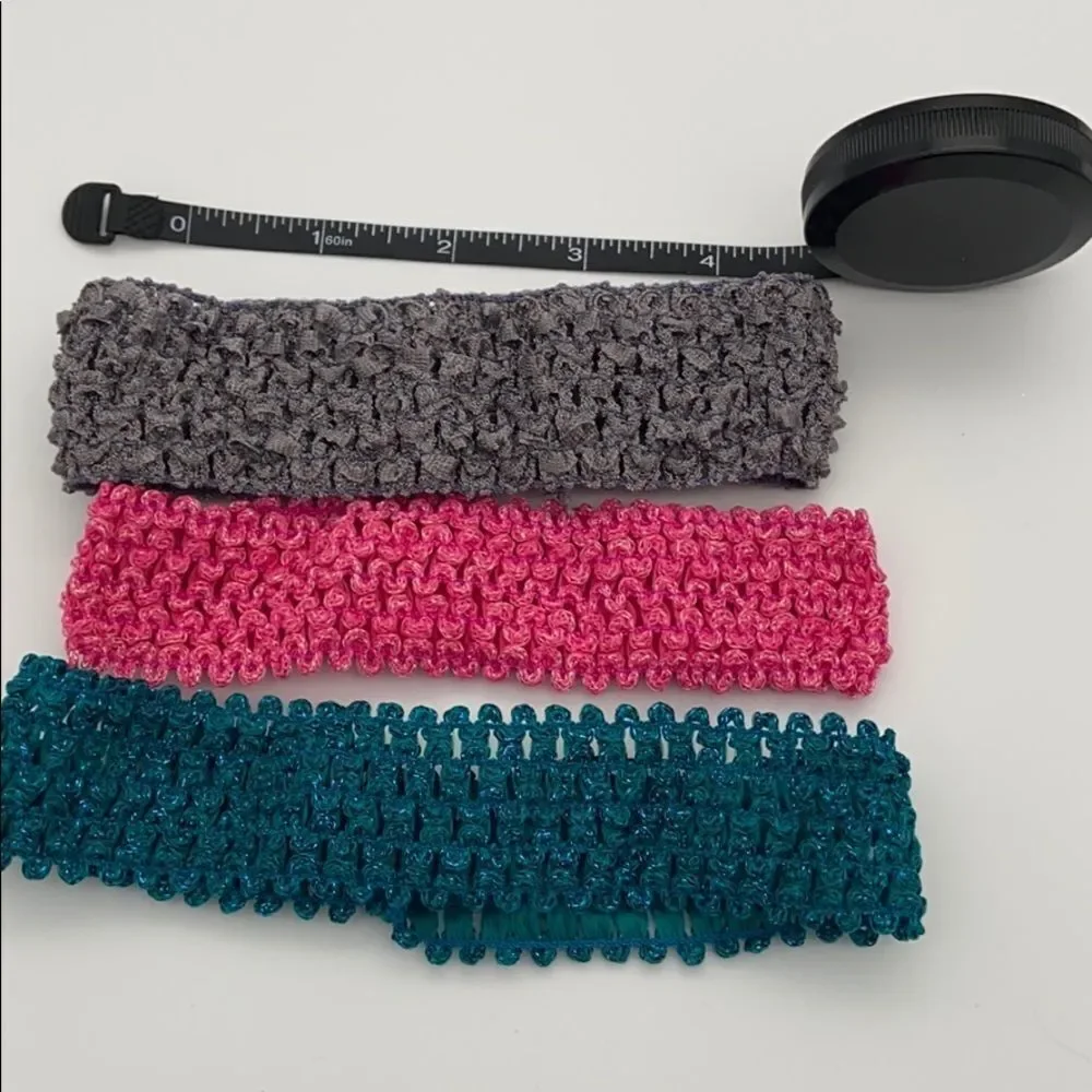 🍭6/$30 Set of 3 Sparkly Stretch Headbands